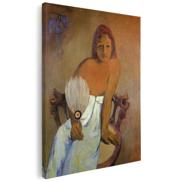 Girl with a Fan (1902) by Paul Gauguin