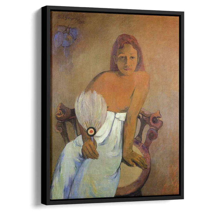 Girl with a Fan (1902) by Paul Gauguin