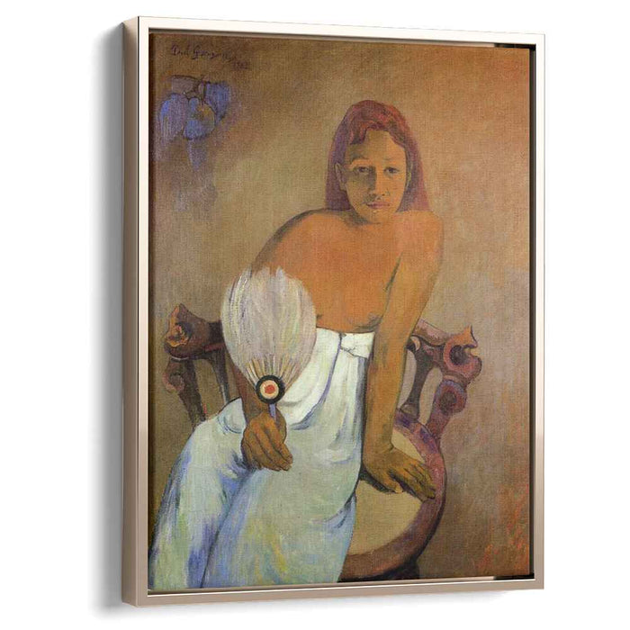 Girl with a Fan (1902) by Paul Gauguin