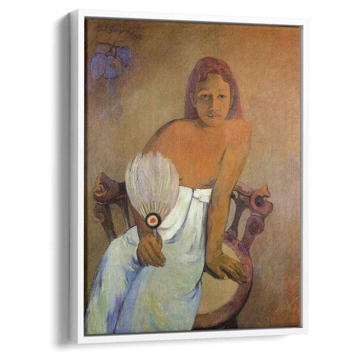 Girl with a Fan (1902) by Paul Gauguin