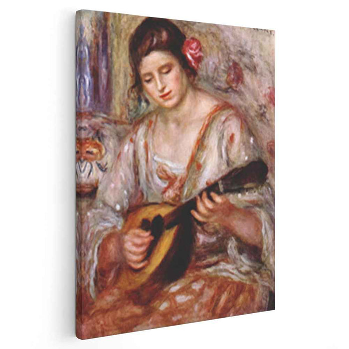 Girl with a mandolin (1918) by Pierre-Auguste Renoir