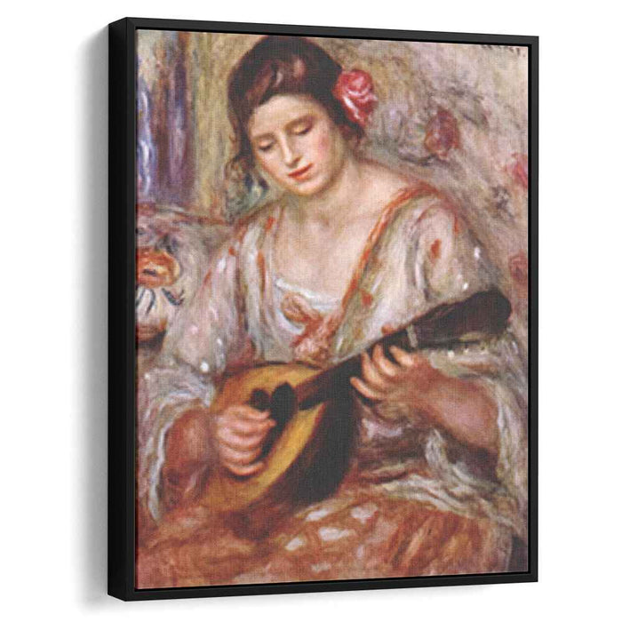 Girl with a mandolin (1918) by Pierre-Auguste Renoir