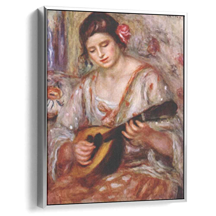Girl with a mandolin (1918) by Pierre-Auguste Renoir