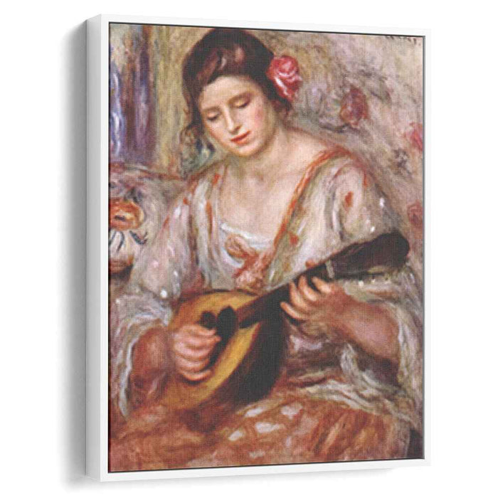 Girl with a mandolin (1918) by Pierre-Auguste Renoir