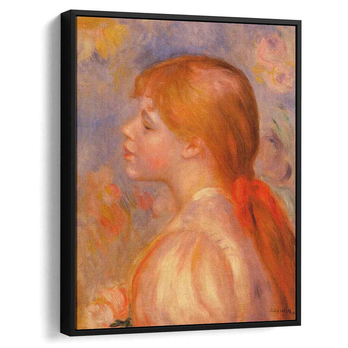 Girl with a Red Hair Ribbon (1891) by Pierre-Auguste Renoir