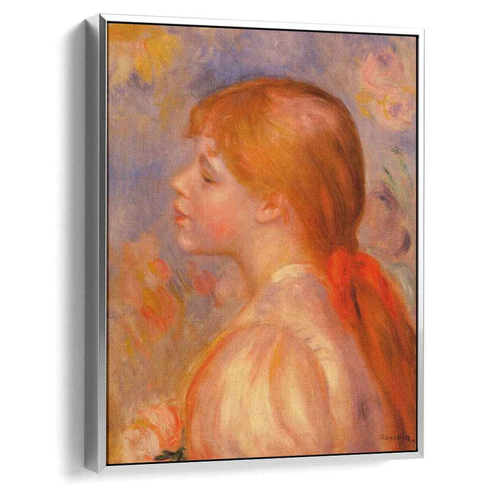 Girl with a Red Hair Ribbon (1891) by Pierre-Auguste Renoir
