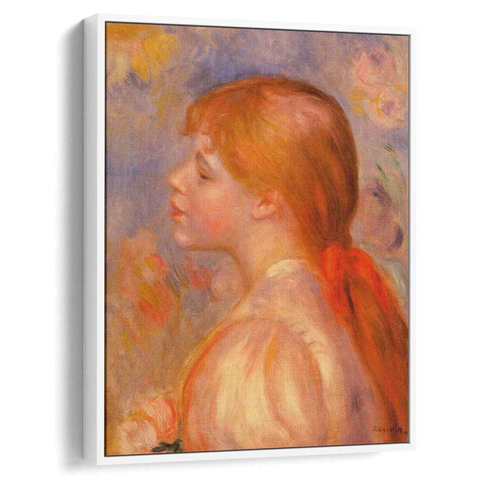 Girl with a Red Hair Ribbon (1891) by Pierre-Auguste Renoir