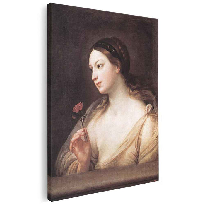 Girl with a Rose (1631) by Guido Reni