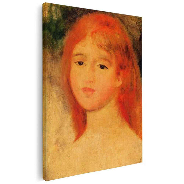 Girl with Auburn Hair (1882) by Pierre-Auguste Renoir