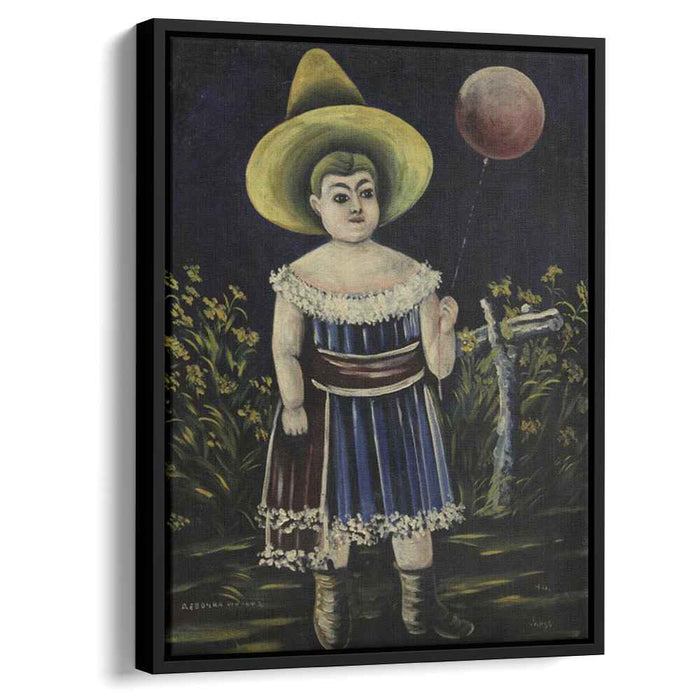 Girl with ball by Niko Pirosmani