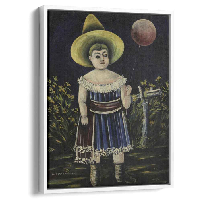 Girl with ball by Niko Pirosmani