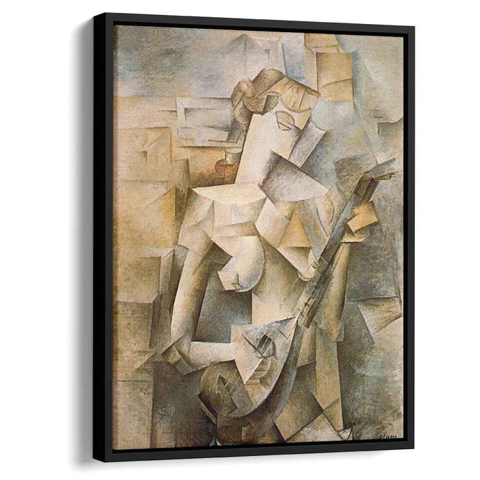 Girl with mandolin (Fanny Tellier) (1910) by Pablo Picasso