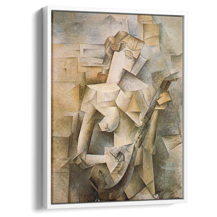 Girl with mandolin (Fanny Tellier) (1910) by Pablo Picasso