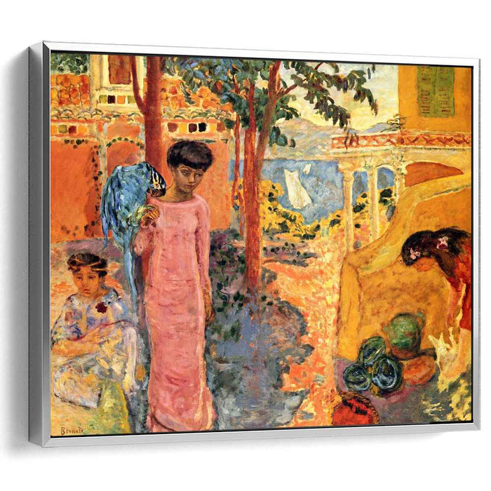 Girl with Parrot (1910) by Pierre Bonnard