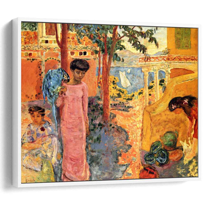 Girl with Parrot (1910) by Pierre Bonnard