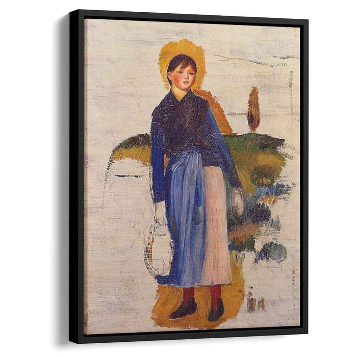 Girl with Red Stockings (1886) by Pierre-Auguste Renoir