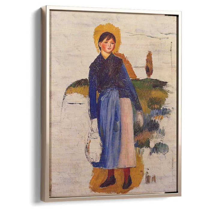 Girl with Red Stockings (1886) by Pierre-Auguste Renoir