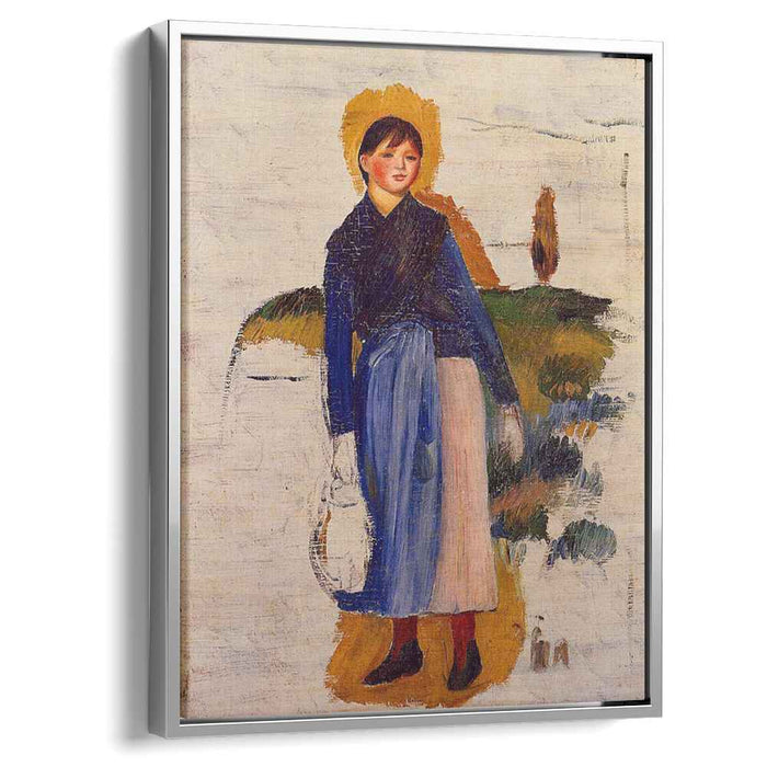 Girl with Red Stockings (1886) by Pierre-Auguste Renoir