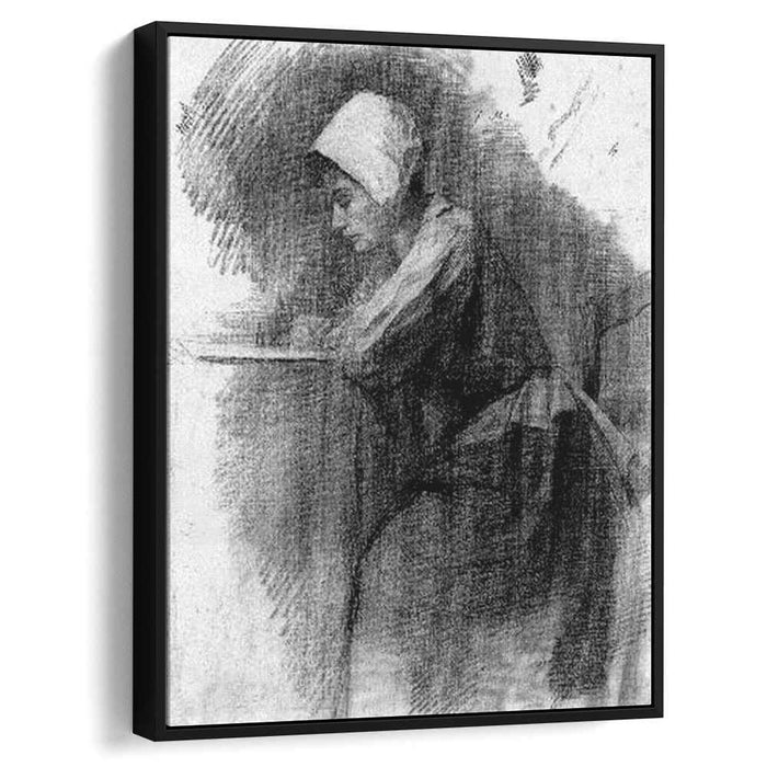 Girl Writing (1895) by Piet Mondrian