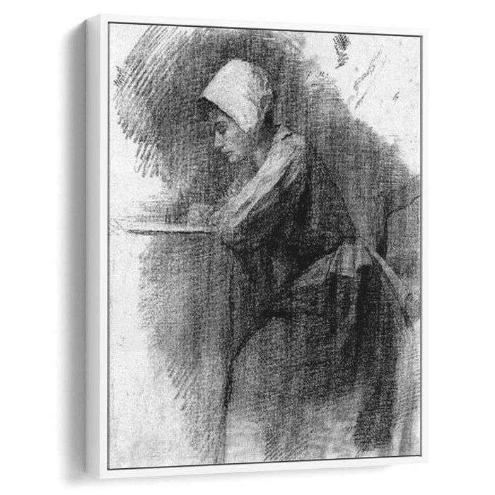 Girl Writing (1895) by Piet Mondrian