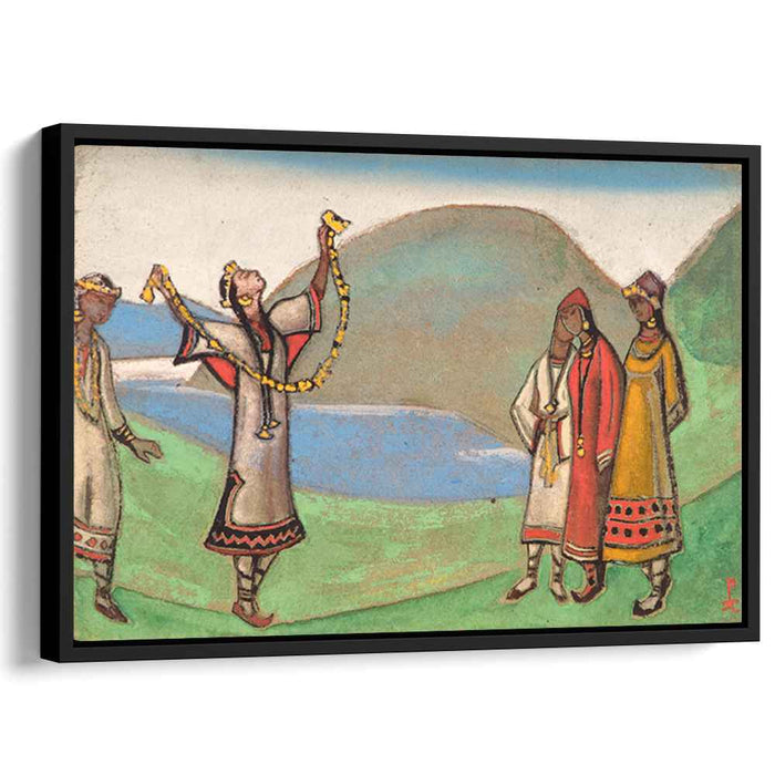 Girls (1944) by Nicholas Roerich