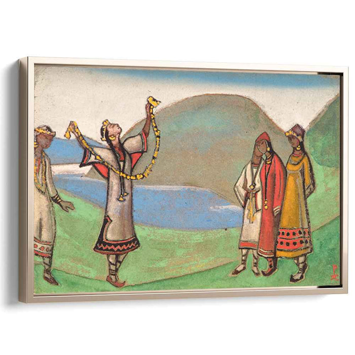 Girls (1944) by Nicholas Roerich