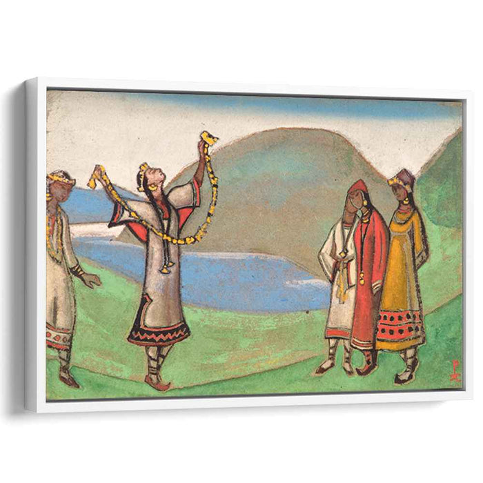 Girls (1944) by Nicholas Roerich