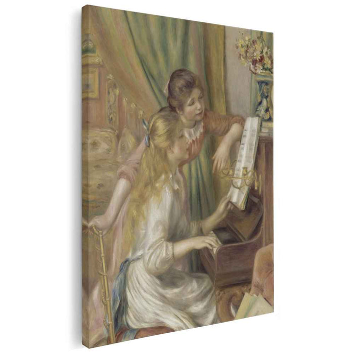 Girls at the Piano (1892) by Pierre-Auguste Renoir