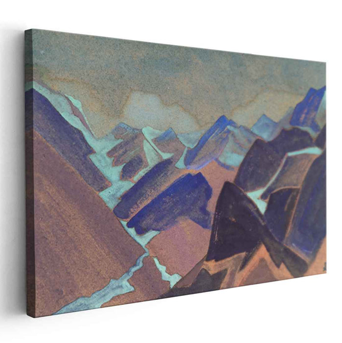 Glaciers of Lahaul (1936) by Nicholas Roerich