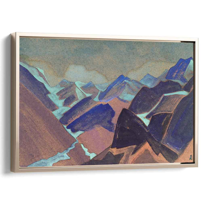 Glaciers of Lahaul (1936) by Nicholas Roerich