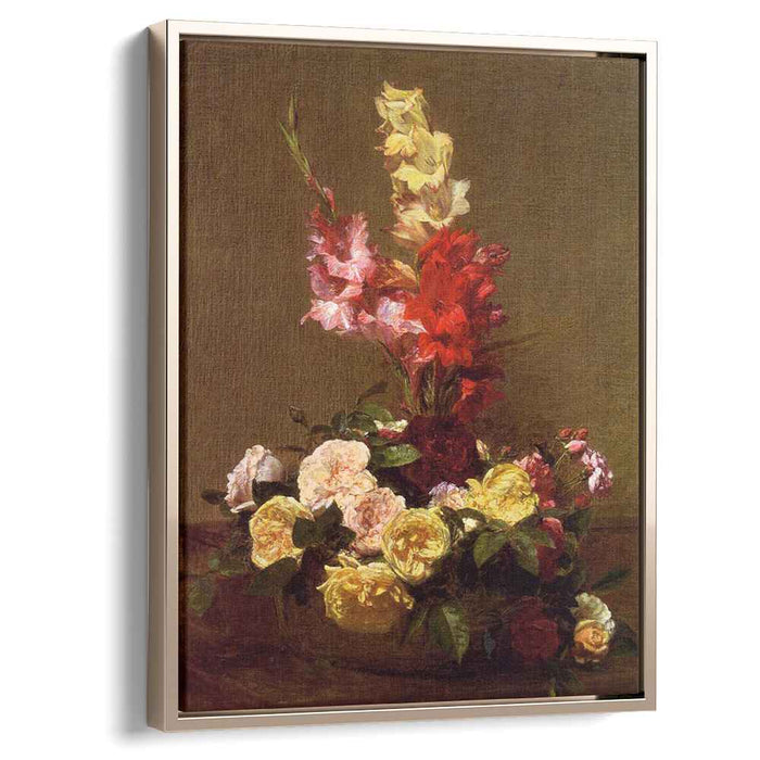 Gladiolas and Roses (1881) by Henri Fantin-Latour