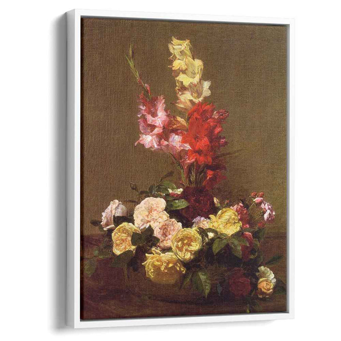 Gladiolas and Roses (1881) by Henri Fantin-Latour