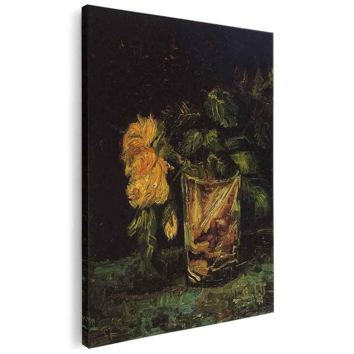 Glass with Roses (1886) by Vincent van Gogh