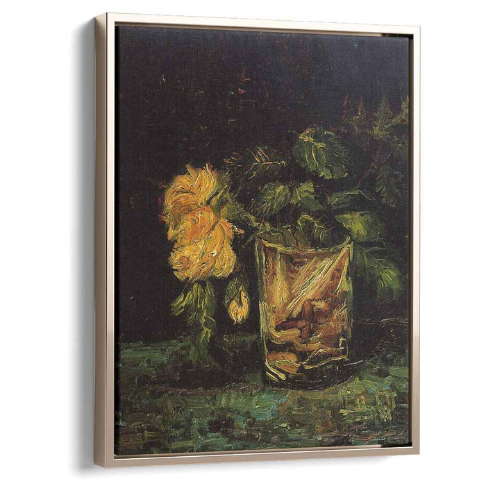 Glass with Roses (1886) by Vincent van Gogh