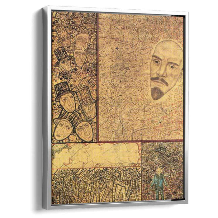 GOELRO (Lenin s Plan for the Electrification of Russia) (1931) by Pavel Filonov