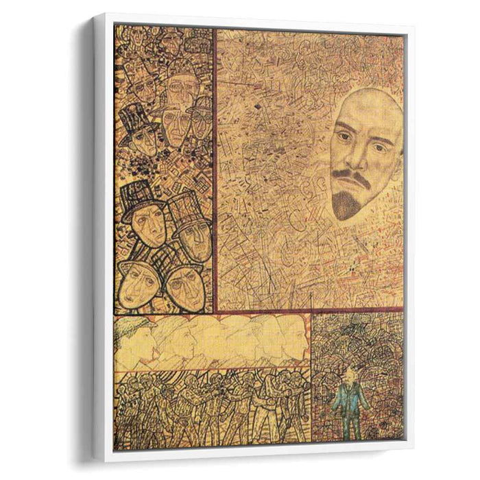 GOELRO (Lenin s Plan for the Electrification of Russia) (1931) by Pavel Filonov