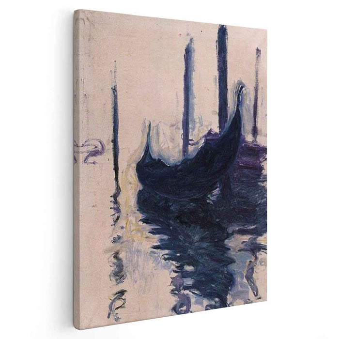Gondola in Venice (1908) by Claude Monet