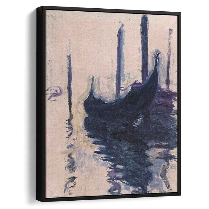 Gondola in Venice (1908) by Claude Monet
