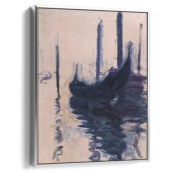 Gondola in Venice (1908) by Claude Monet