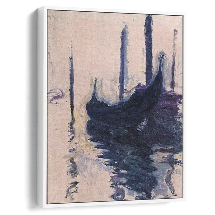 Gondola in Venice (1908) by Claude Monet