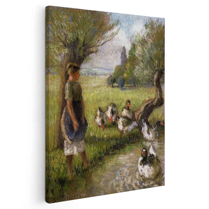 Goose Girl (1890) by Camille Pissarro