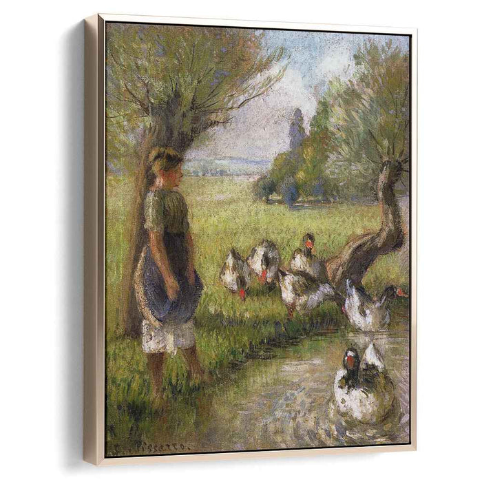 Goose Girl (1890) by Camille Pissarro
