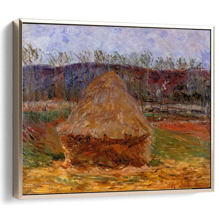 Grainstack at Giverny (1889) by Claude Monet