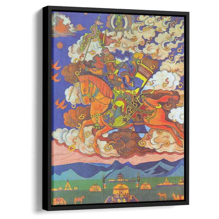 Great rider. Rigden Jyepo - Messenger of Shambhala (1927) by Nicholas Roerich