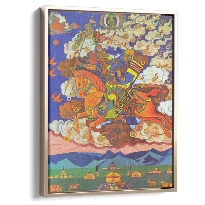 Great rider. Rigden Jyepo - Messenger of Shambhala (1927) by Nicholas Roerich