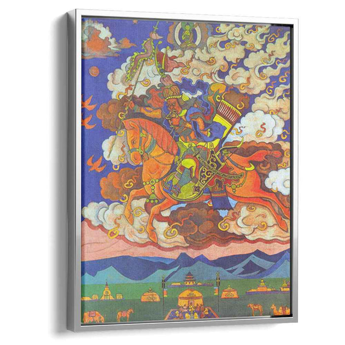 Great rider. Rigden Jyepo - Messenger of Shambhala (1927) by Nicholas Roerich