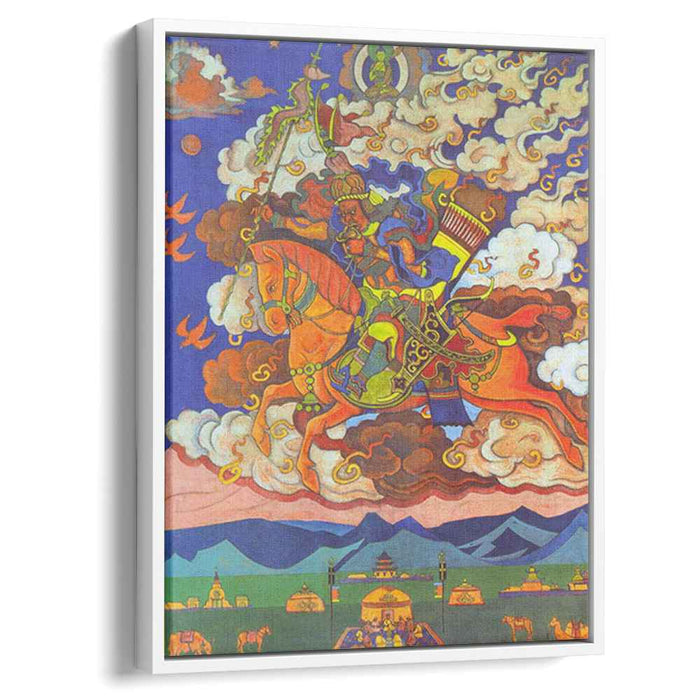 Great rider. Rigden Jyepo - Messenger of Shambhala (1927) by Nicholas Roerich