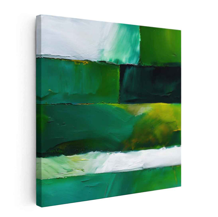 Green Abstract Print #020