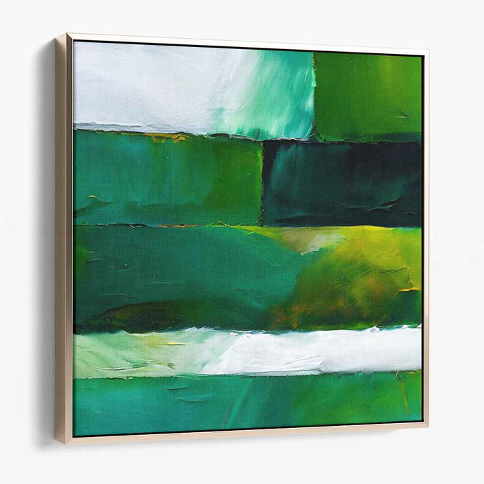 Green Abstract Print #020