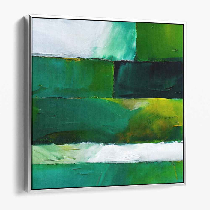 Green Abstract Print #020